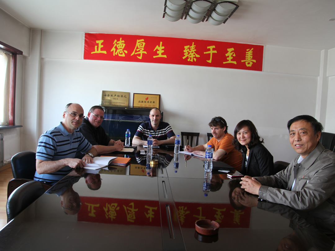 美国客户来辽宁北方进行业务洽谈并签订合作.
